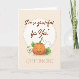 1st Thanksgiving Card