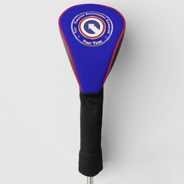 1st Theater Sustainment Command Golf Head Cover (Front)