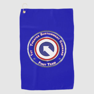 1st Theater Sustainment Command Golf Towel