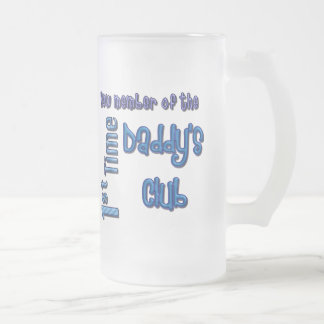 1st time Daddy Fathers Day Frosted Beer Mug
