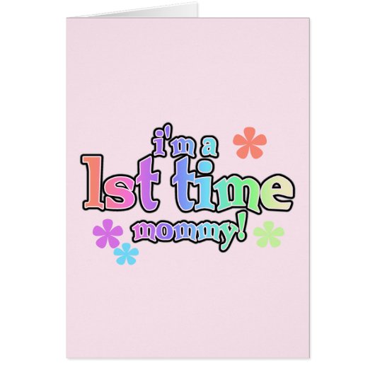 1st Time Mommy-Rainbow T-shirts and Gifts (Front)