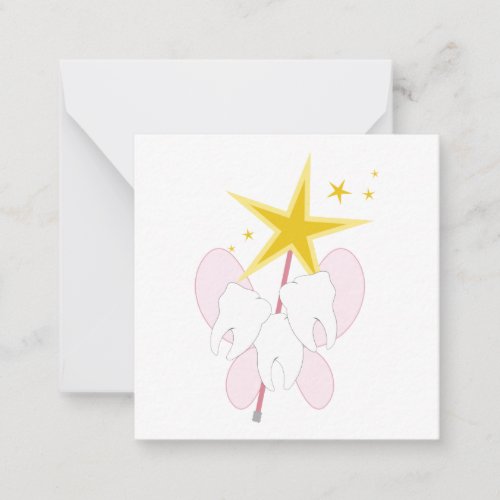 1st Tooth Fairy Visit Note Card