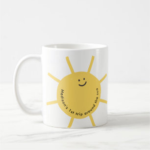 1st Trip Around The Sun First Birthday Party  Coffee Mug