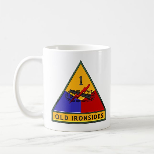 1st U.S. Armored Division Coffee Mug (Left)