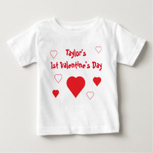1st Valentine's Day Baby T-Shirt