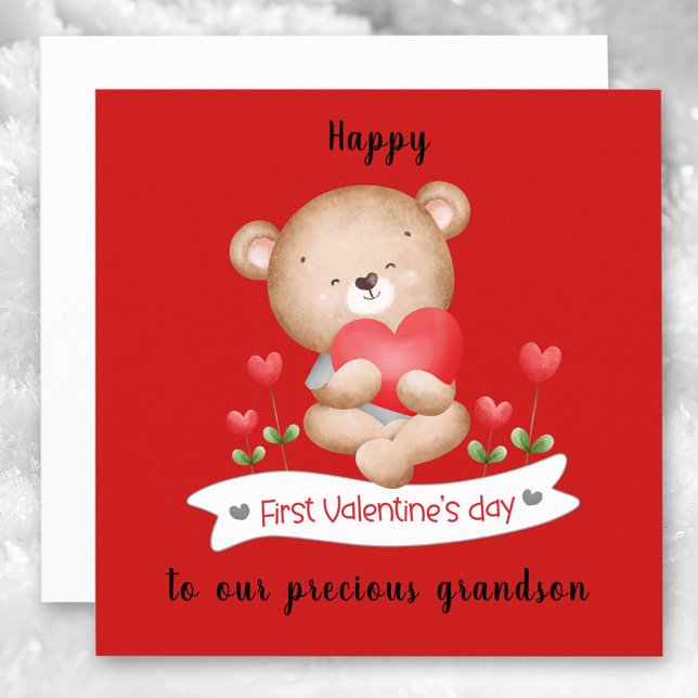 1st Valentine's day boy Valentine's day Card (1st Valentine's day boy Valentine's day Card)