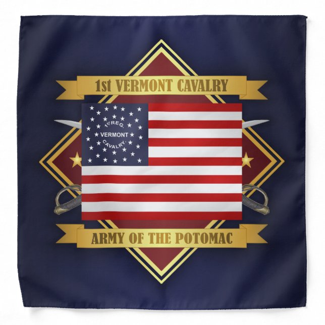1st Vermont Cavalry Bandana (Front)