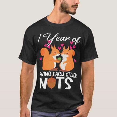 1st Wedding Anniversary Funny Gift First Year T_Shirt