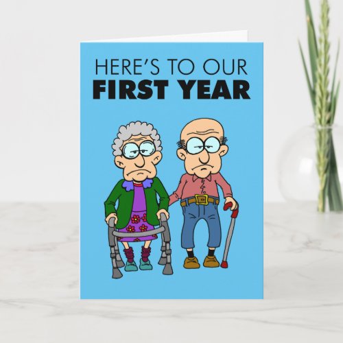1st Wedding Anniversary Growing Old