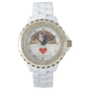 1st Wedding Anniversary Personalized Paper Wedding Watch