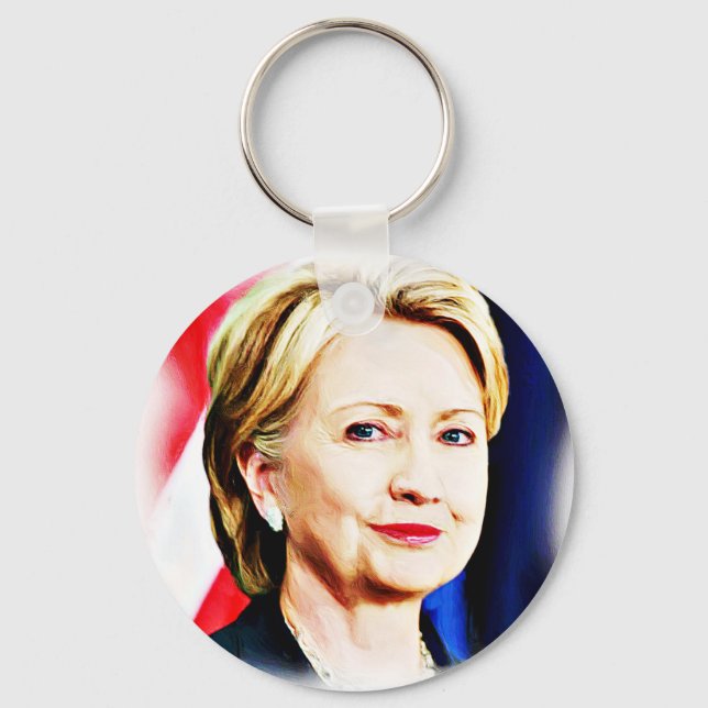 1st Woman President Hillary Clinton 2016_ Keychain (Front)