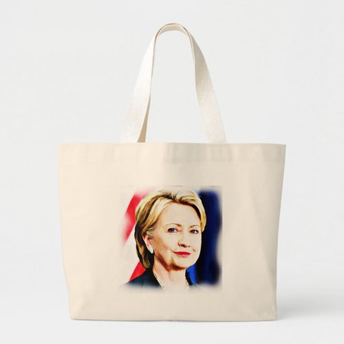 1st Woman President Hillary Clinton 2016_ Large Tote Bag