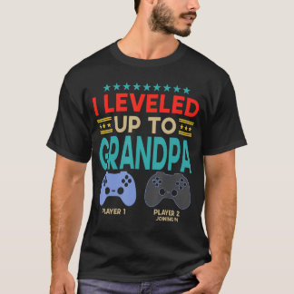 1stime Grandpa New First Matching Family Gaming Pa T-Shirt