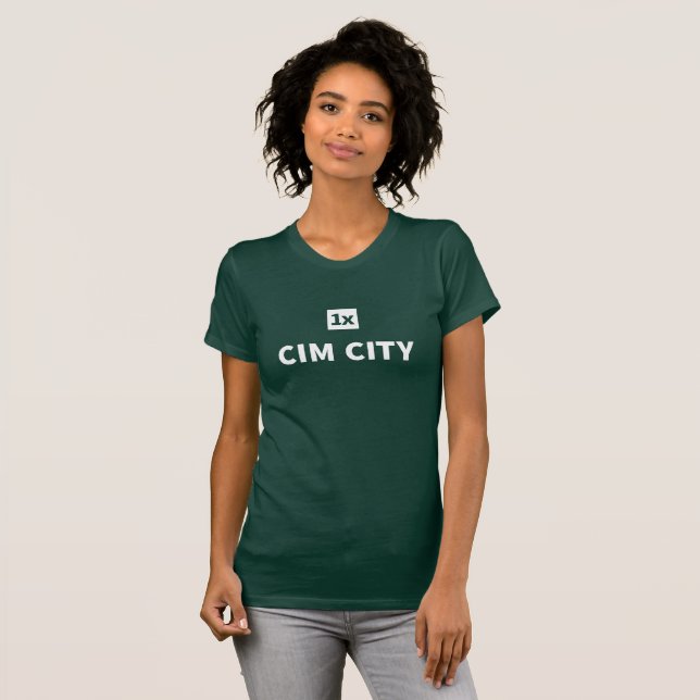 1x Women's tee "Cim City" (Front Full)