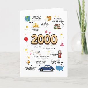 2000 Birthday Card For Son