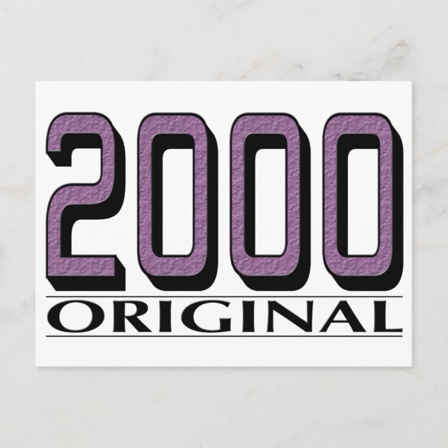 2000 Original Postcard (Front)