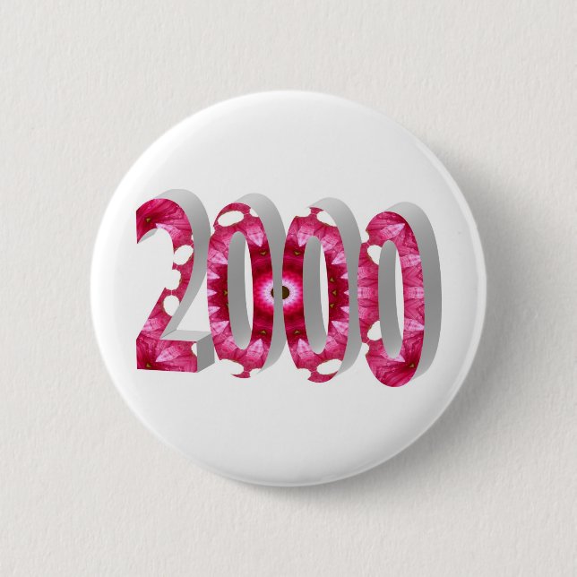 2000 PINBACK BUTTON (Front)