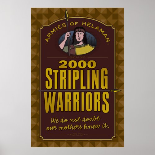 2000 Stripling Warriors poster Poster