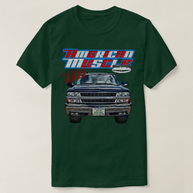 2000,Tahoe,Squarebody Truck,Yukon,Suburban,Silvera T-Shirt (Design Front)