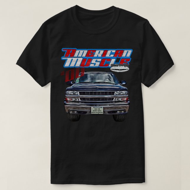 2000,Tahoe,Squarebody Truck,Yukon,Suburban,Silvera T-Shirt (Design Front)