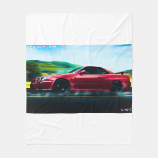 2000's sports car Fleece Blanket