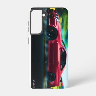 2000's sports car on galaxy s21 case mate cover