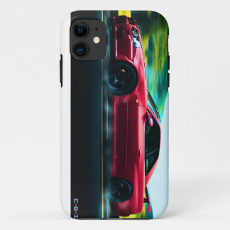 2000's sports car on iphone11 case mate cover