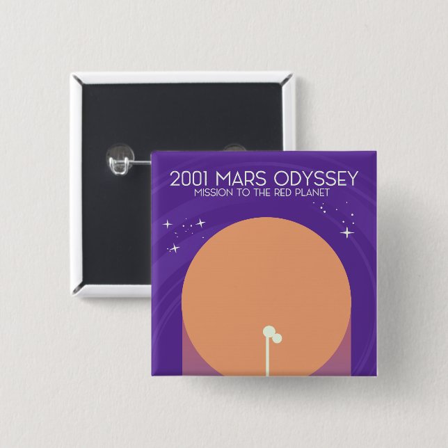 2001 mars odyssey button (Front & Back)