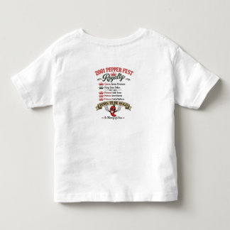 2001 Pepper Fest Reunion Toddler/Baby Toddler T-shirt