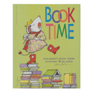 2002 Children's Book Week Poster Faux Canvas Print