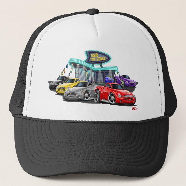 2003-06 SSR Car Dealer Scene Trucker Hat (Front)