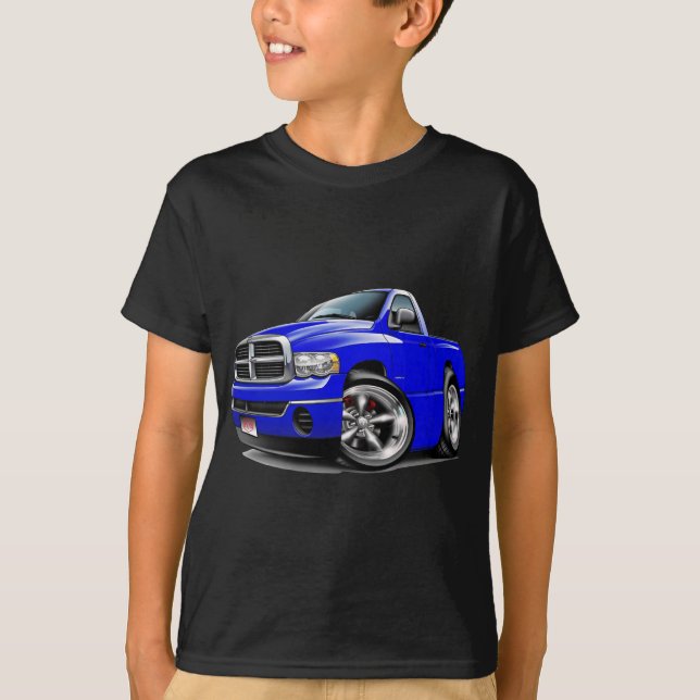 2003-08 Dodge Ram Blue Truck T-Shirt (Front)