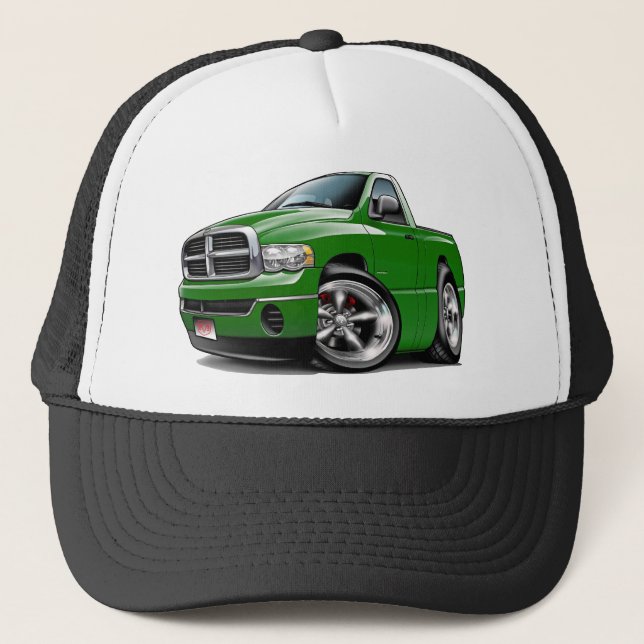 2003-08 Dodge Ram Green Truck Trucker Hat (Front)
