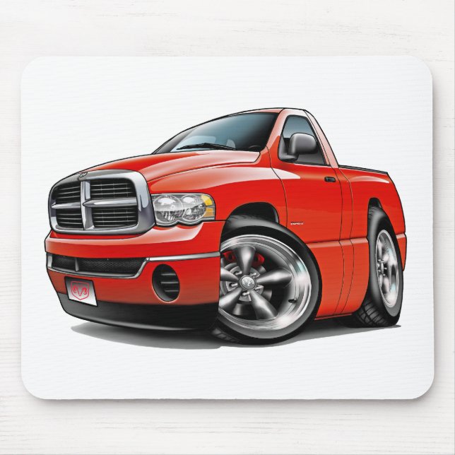 2003-08 Dodge Ram Red Truck Mouse Pad (Front)