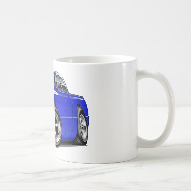 2003-08 Ram Quad Blue Truck Coffee Mug (Right)