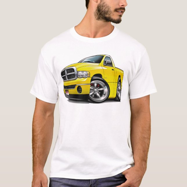 2003-09 Dodge Ram Yellow Truck T-Shirt (Front)