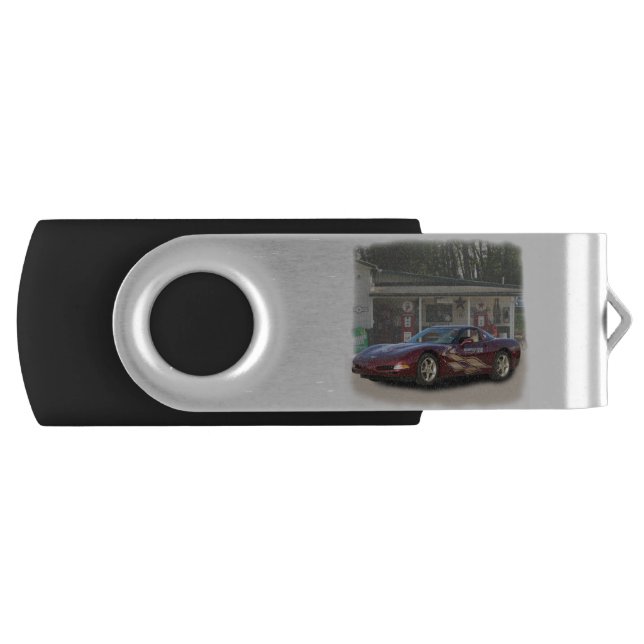 2003 50th Anniversary Chevy Corvette Pace Car Flash Drive (Front)