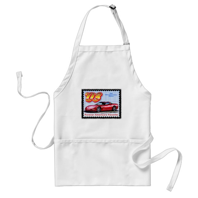 2003 50th Anniversary Corvette Adult Apron (Front)