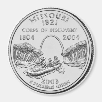 2003 Missouri State Quarter magnet