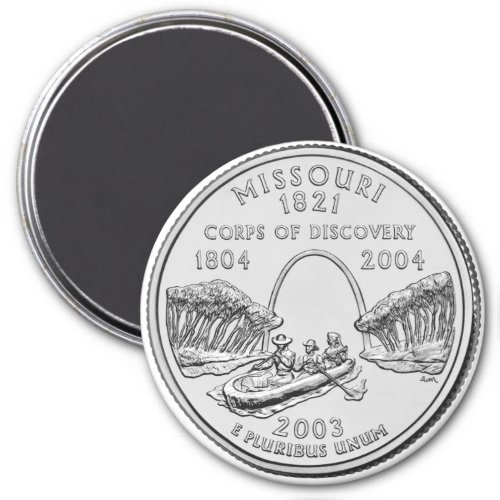 2003 Missouri State Quarter magnet