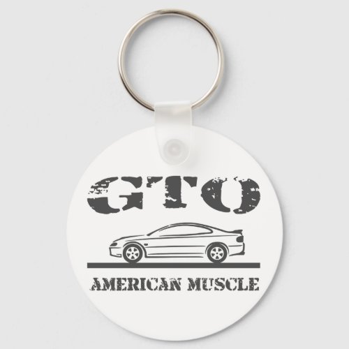 2004_06 GTO American Muscle Car Keychain