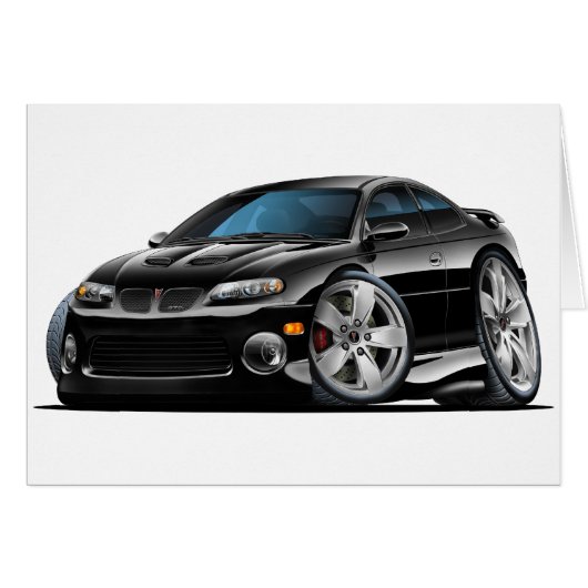 2004-06 GTO Black Car Cards (Front Horizontal)