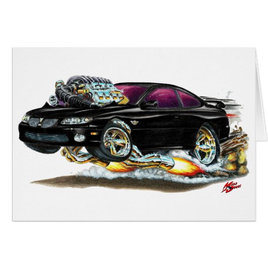 2004-06 GTO Black Car Cards (Front Horizontal)