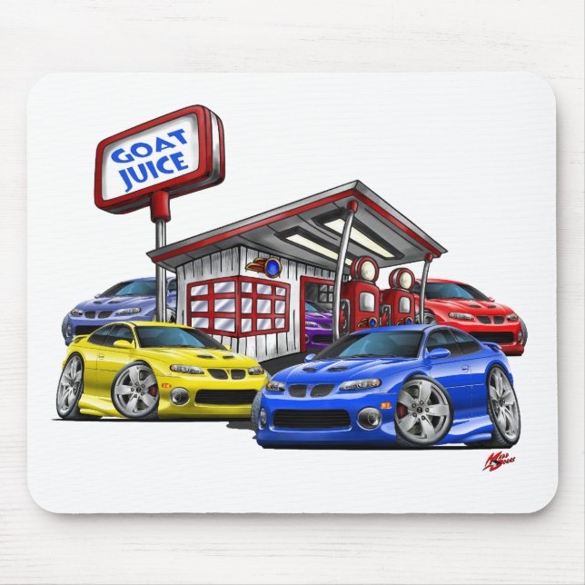 2004-06 GTO Gas Station Scene Mouse Pad (Front)