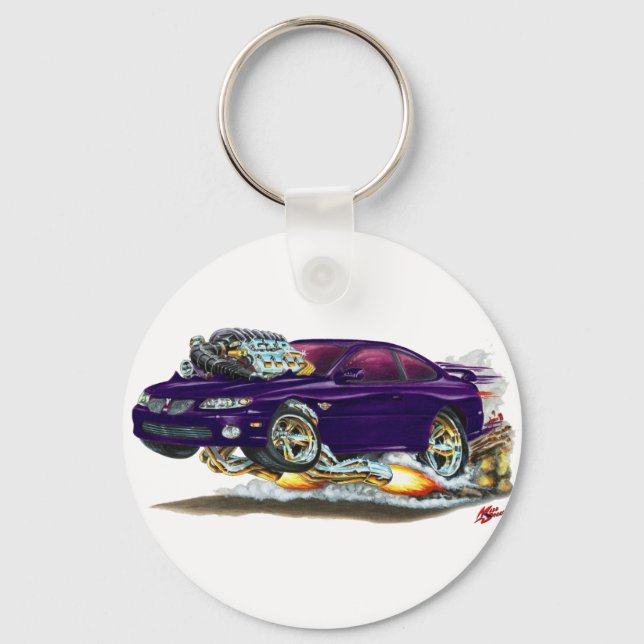 2004-06 GTO Purple Car Keychain (Front)