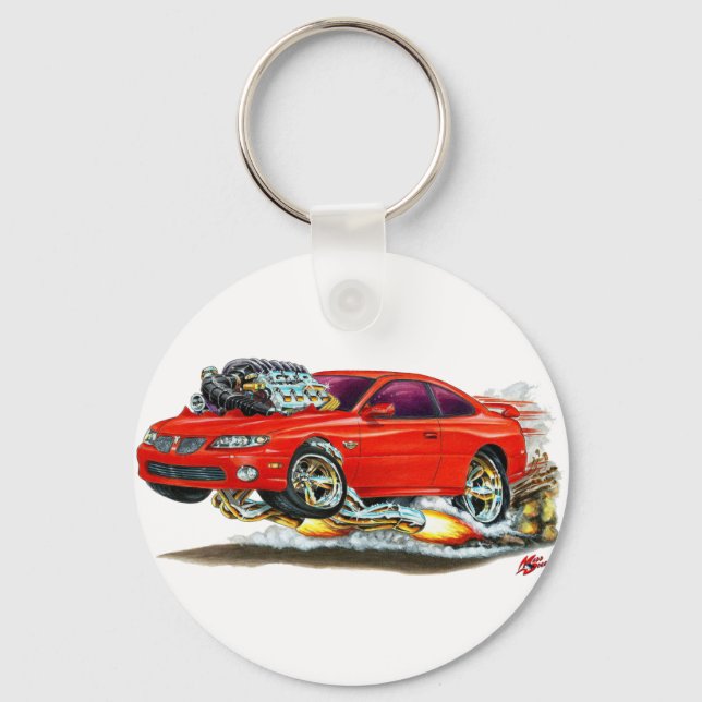 2004-06 GTO Red Car Keychain (Front)