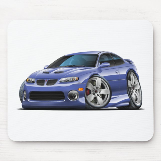 2004-06 Pontiac GTO Blue/Grey Car Mouse Pad (Front)