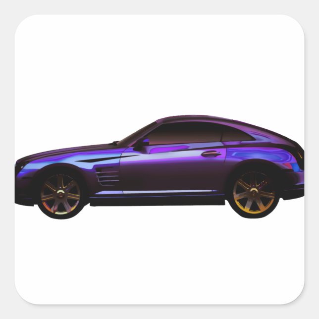 2004 Chrysler Crossfire Square Sticker (Front)