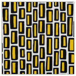 200515 - Black and Amber on White Fabric