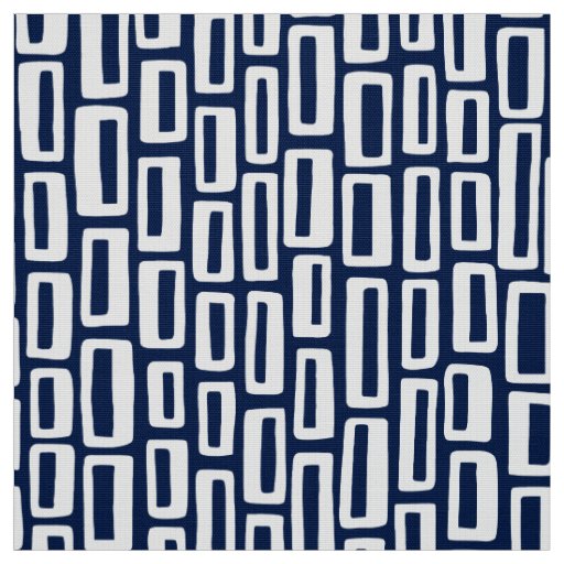 200515 - White on Dark Blue 001744 Fabric
